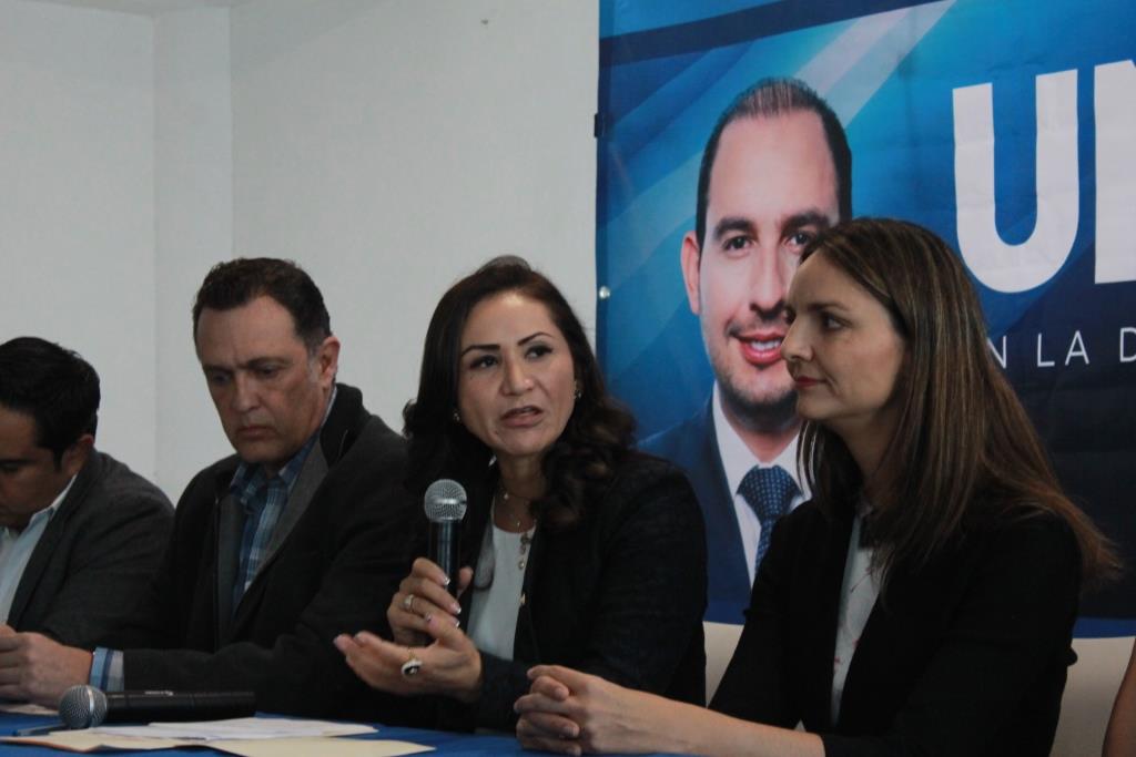 Buscan dirigencia de PAN:  Sonia Rocha encabeza arranque de campaña de Cortés-Larios en Querétaro