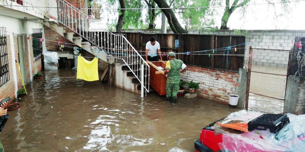 Personal militar:  Aplican PLAN DN-III-E en San Juan del Río por fuertes lluvias
