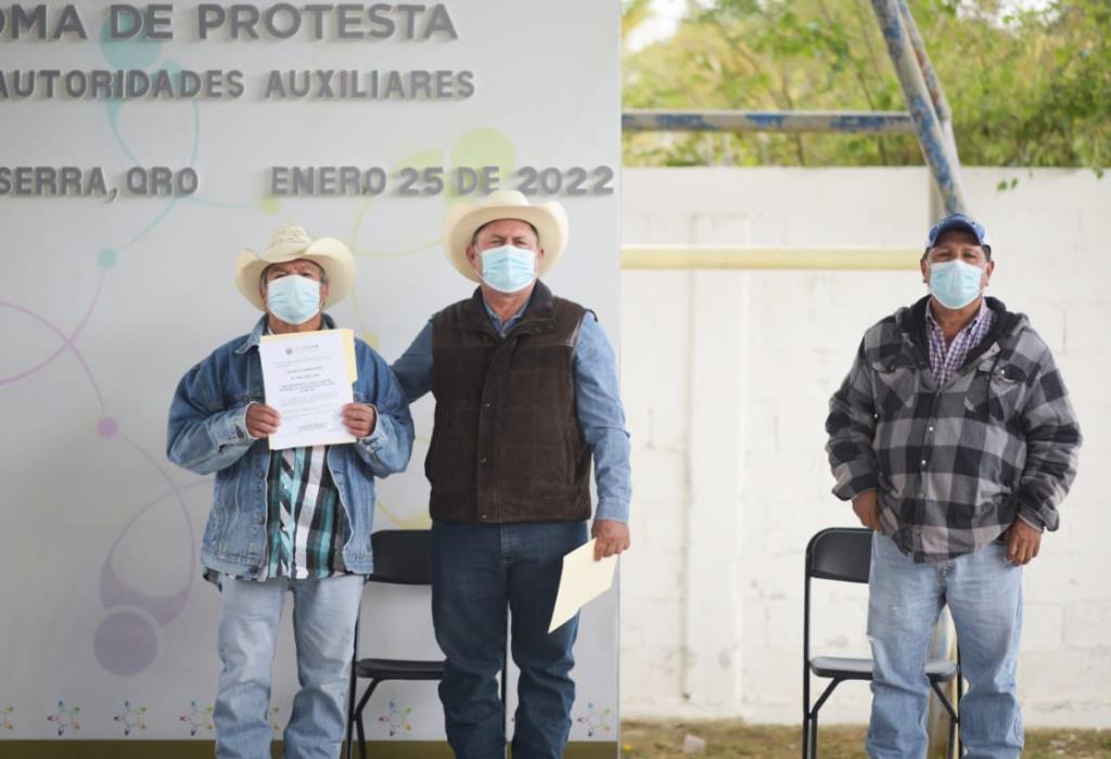 Tomaron Protesta: Nuevas Autoridades Auxiliares de Agua Fría.