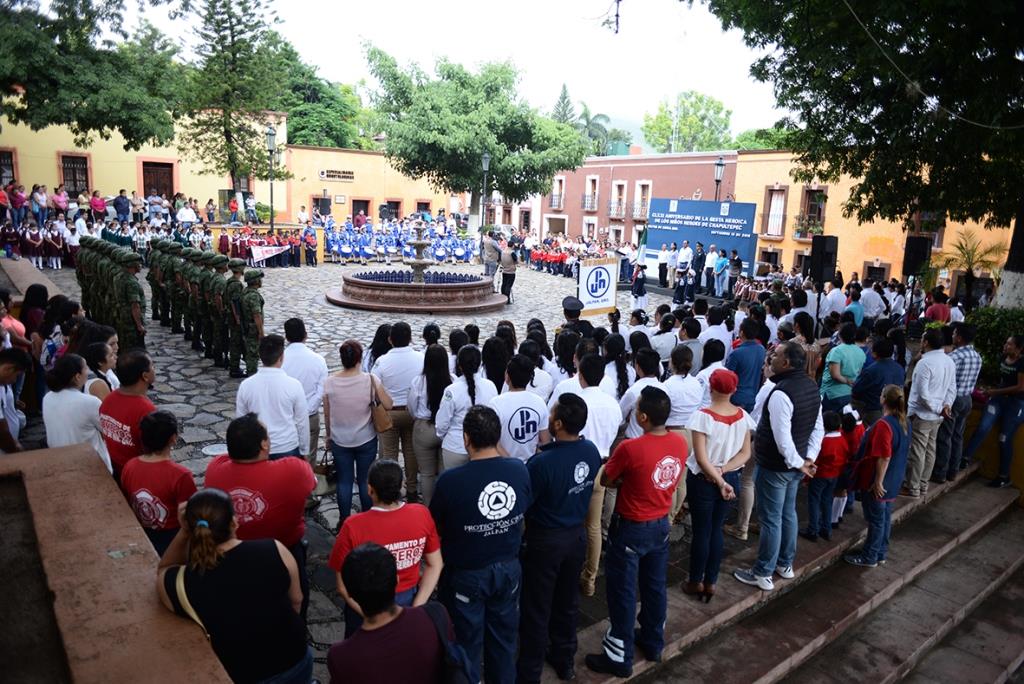 Jalpenses:  Conmemoran el CLXXI Aniversario de la defensa del castillo de Chapultepec