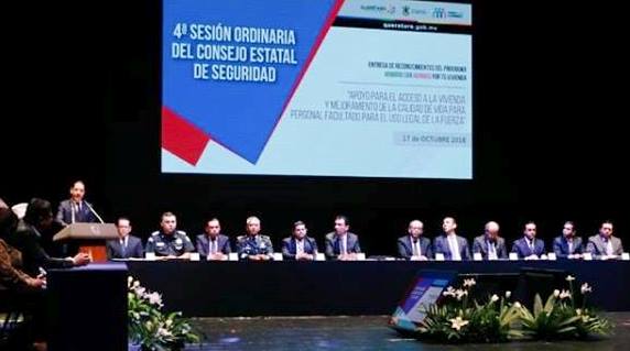 En Querétaro:  Seguridad con rumbo, compromiso y resultados: Gobernador
