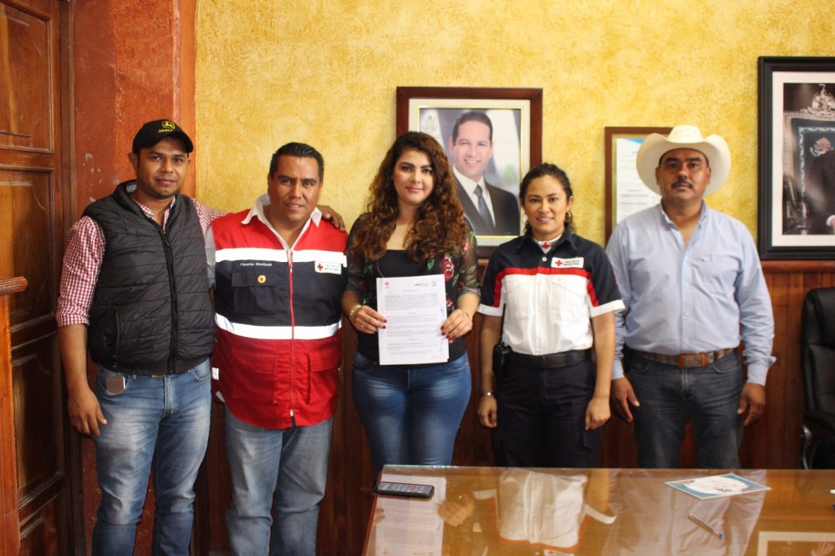 Cruz Roja Mexicana: Firma convenio de participación con el Municipio de Arroyo Seco.