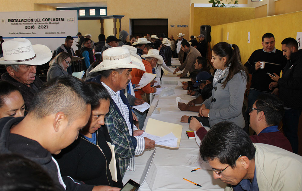 Instalan:  Comité de planeación de desarrollo (COPLADEM) en Landa de Matamoros