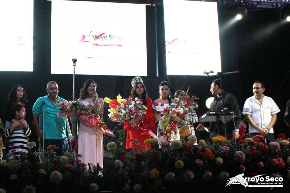 Elegida:  Yaritza “Reina de la Fiesta Patronal Arroyo Seco 2018”