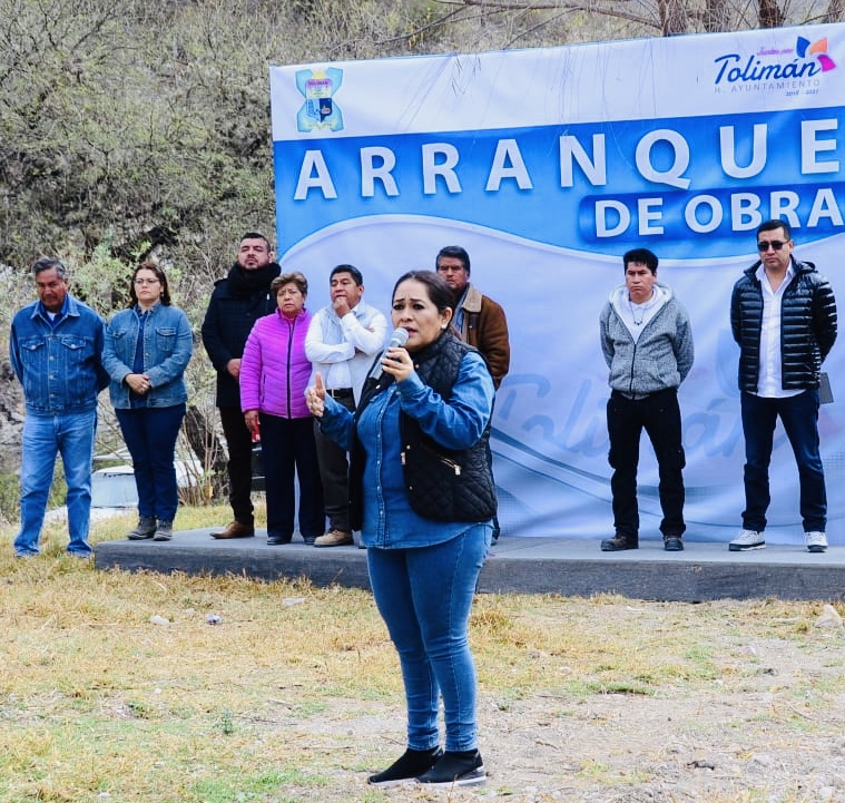 Encabeza Lupita Alcántara: Inicia Arranque de 4 Obras en el Municipio de Tolimán
