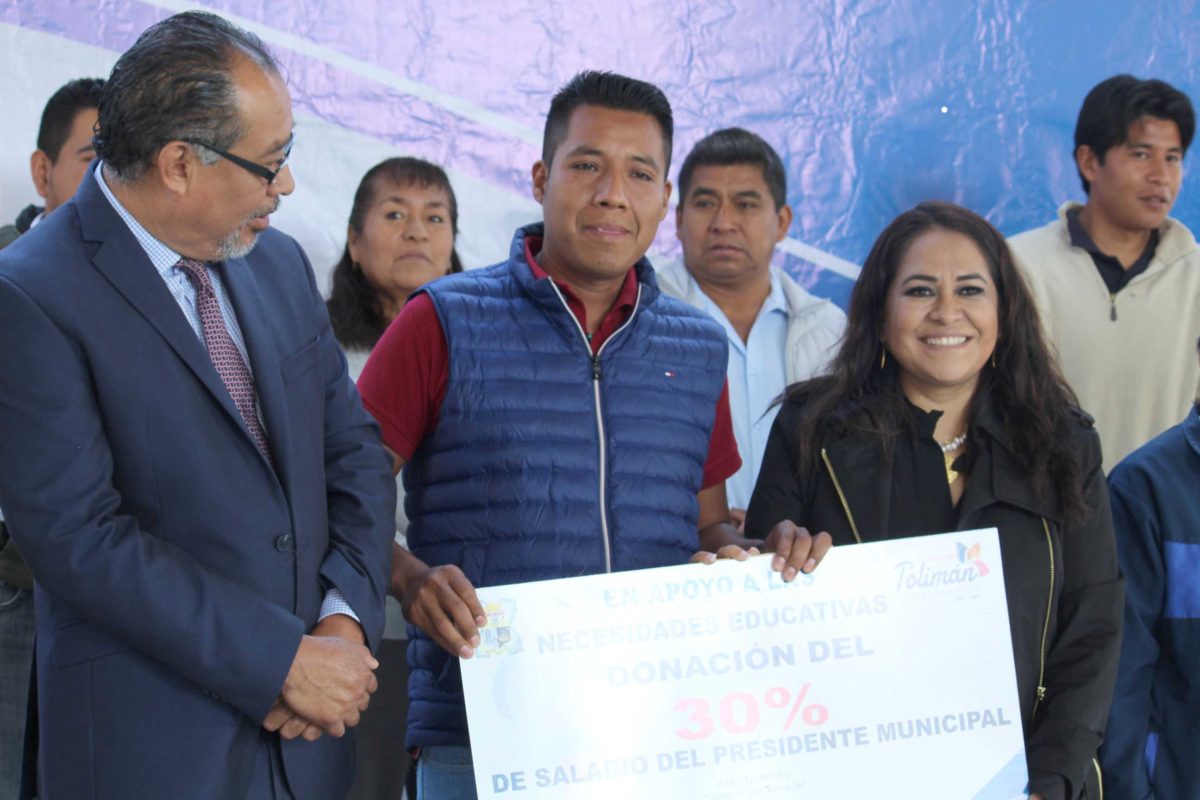 Inicia Apoyo a Instituciones: Alcaldesa Institucionaliza Donativo de 30% de su Sueldo Durante su Periodo