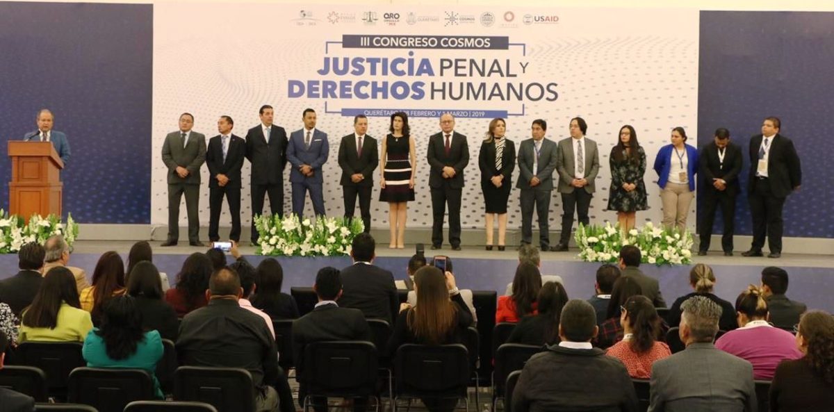 Tercer Congreso Cosmos: Querétaro asume su liderazgo en materia de justicia penal