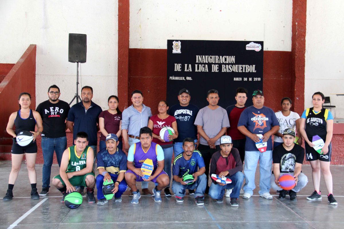 Integrando deportes: Realizan la Primer Liga Municipal de Basquetbol en Peñamiller