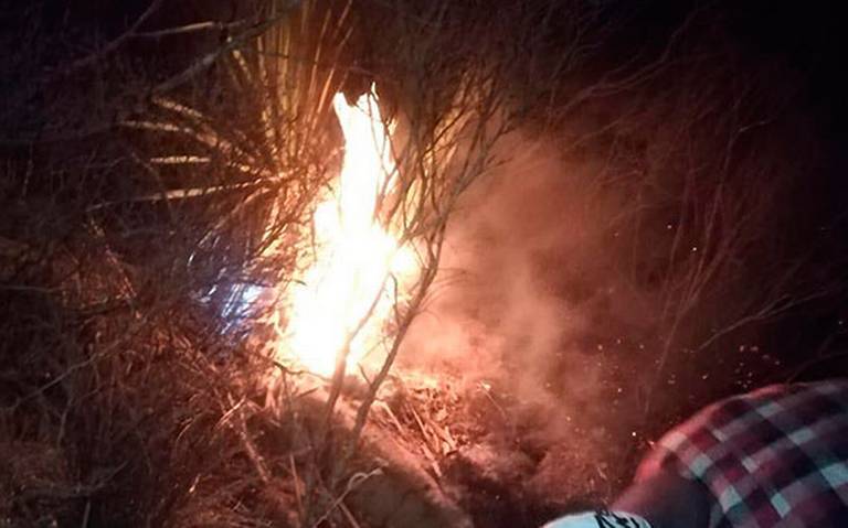 Presuntamente provocado: Registran incendio en predio cerca de la Peña de Bernal