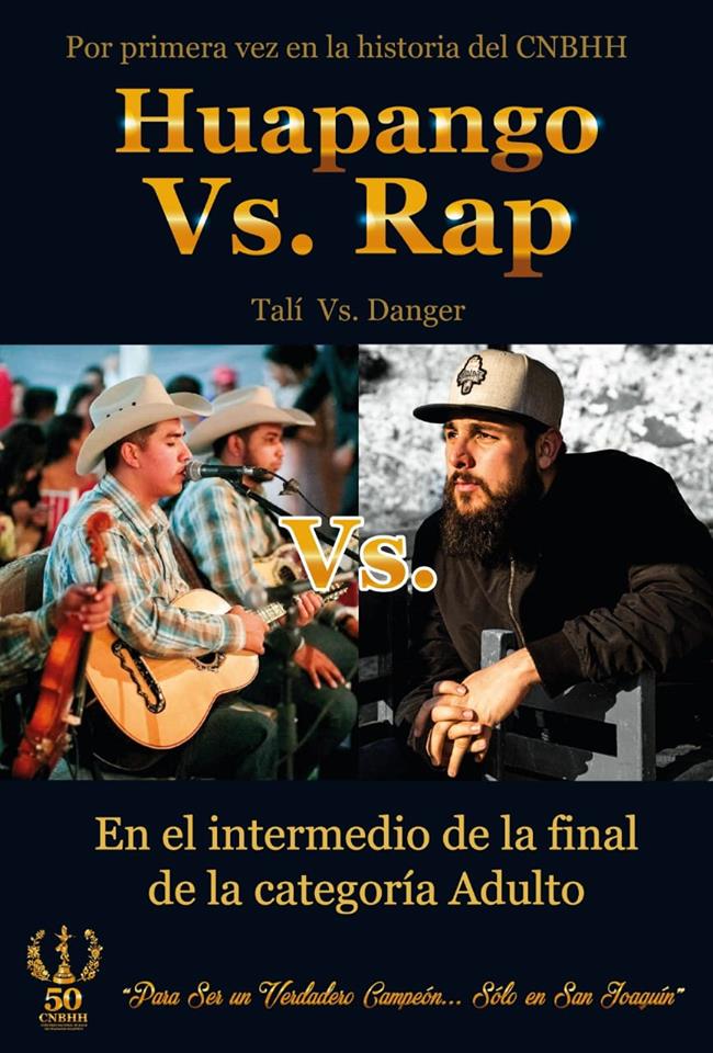 Por primera vez: Duelo entre Huapango y Rap en San Joaquín