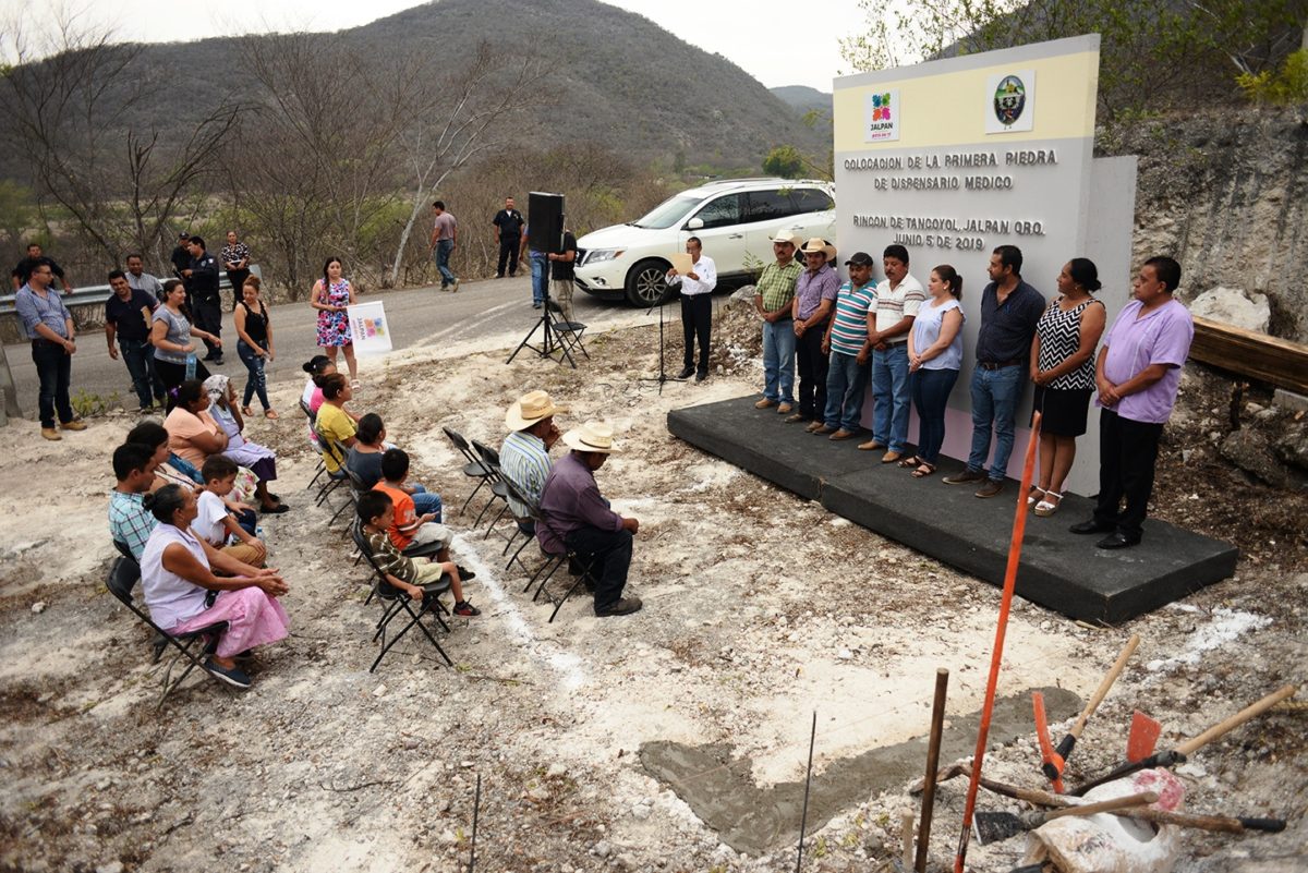 Dignificando atención: Arranca construcción de Dispensario Médico en Rincón de Tancoyol