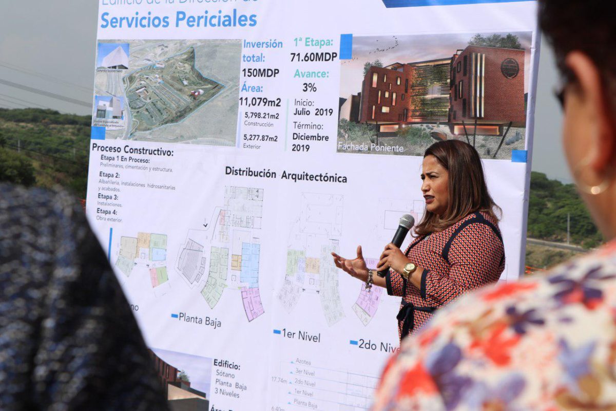 Con inversión histórica: Inició la construcción del nuevo edificio de la Dirección de Servicios Periciales en Querétaro.
