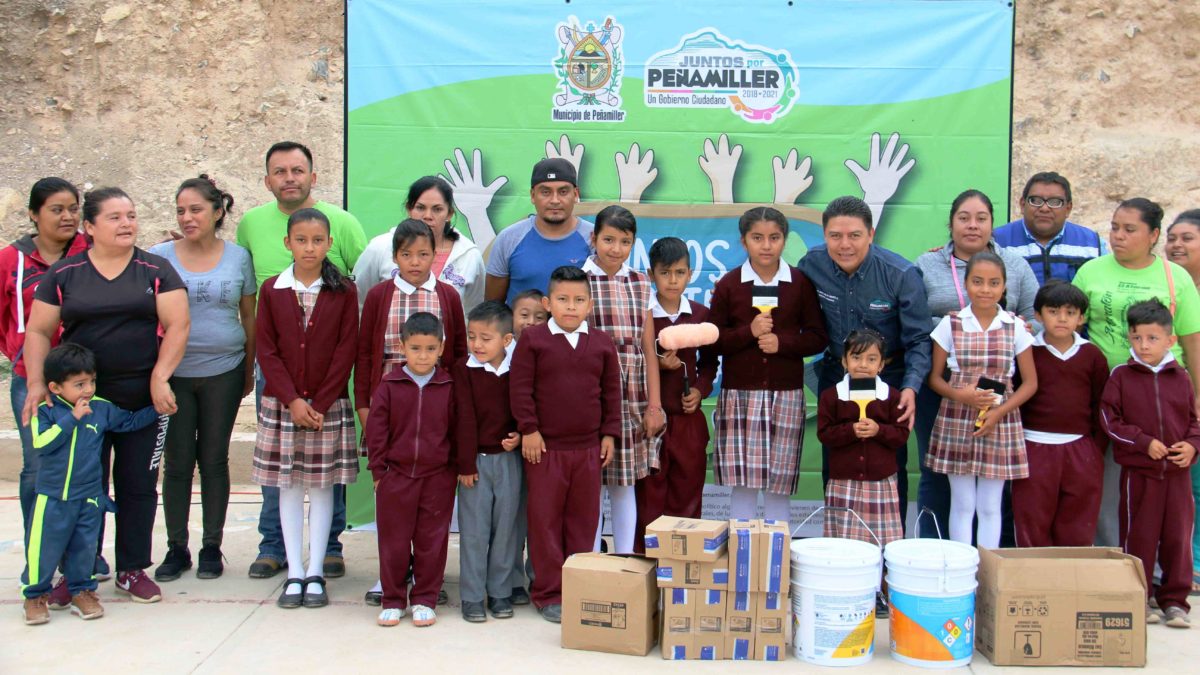 Juntos por tu Escuela: Inician obras de mejora en preescolar José María Arteaga en Peñamiller