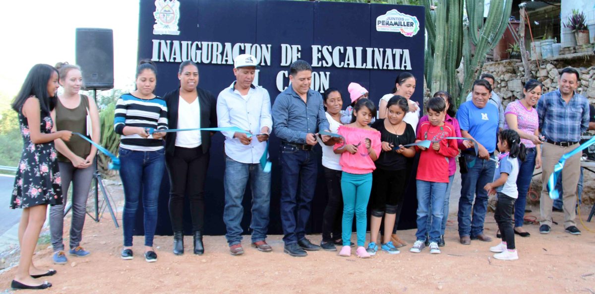 Mejoran acceso: Con escalinata a escuelas y casa de salud en la comunidad de El Cajón en Peñamiller