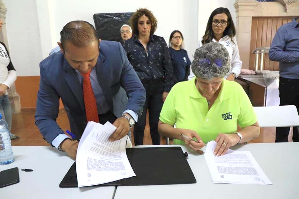 Recibe Edil a Rectora: UAQ y Municipio de Colón Signan Convenio de Colaboración en Materia de Educación Ambiental
