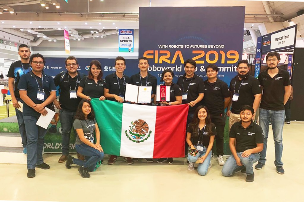 UAQ y TecNM: Campeones mundiales de robótica en Corea 2019