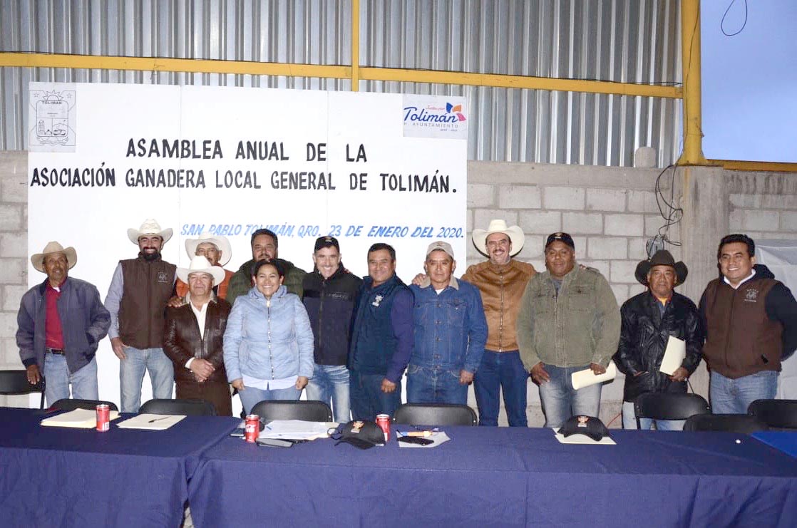 Alcaldesa y UGRQ: Toman Protesta al Nuevo Comité de Ganaderos en Tolimán