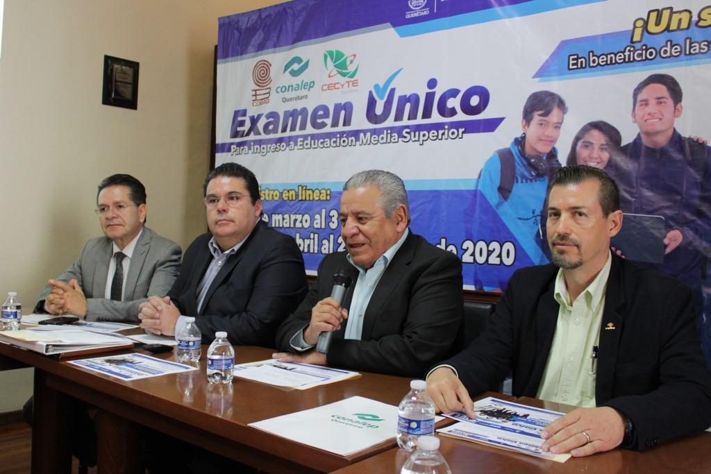 Cuarta edición: Anuncian Examen Único para ingreso de nivel medio superior en Querétaro
