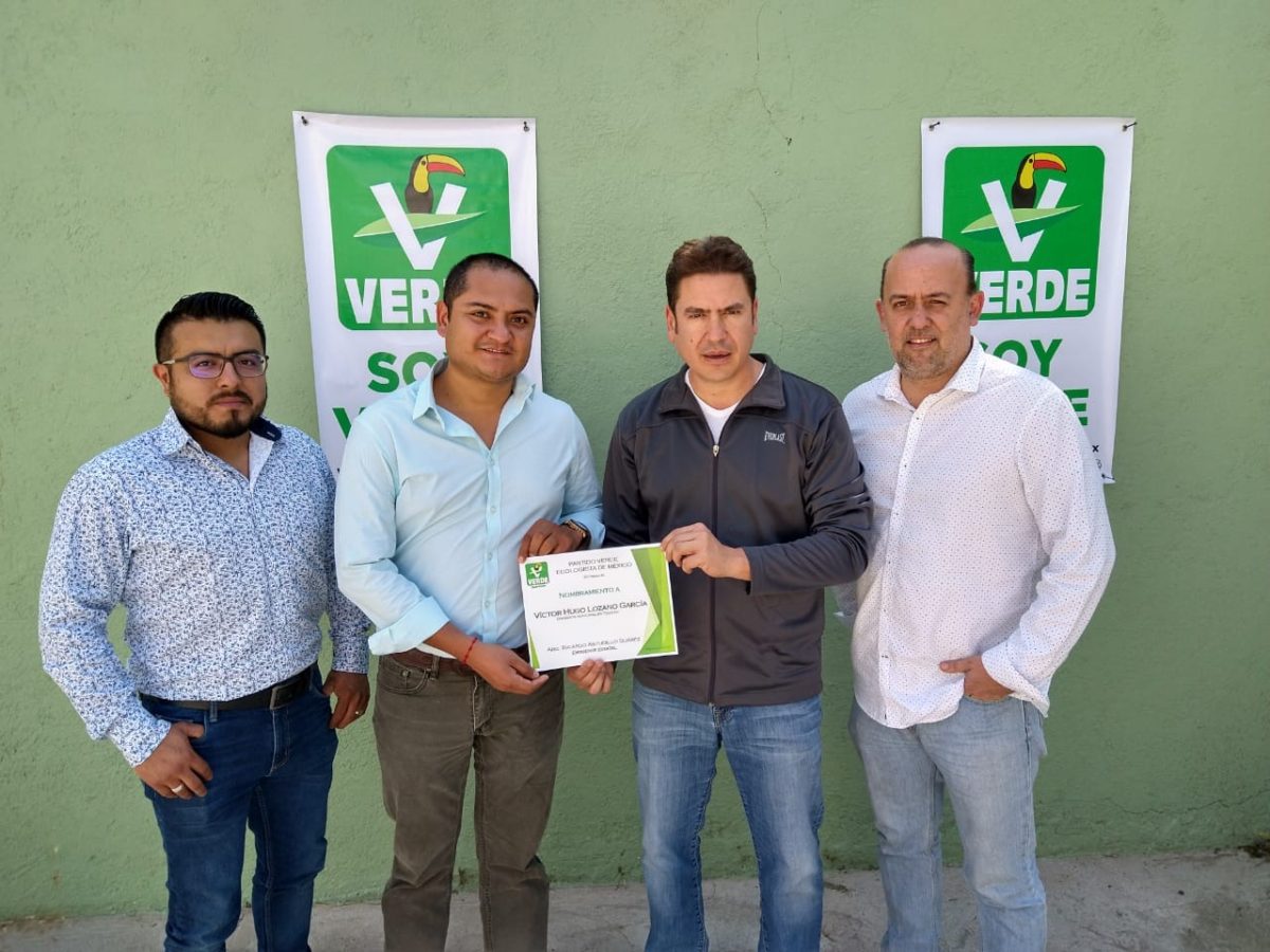 Refrenda: Asume la Dirigencia Municipal Víctor Hugo Lozano del Partido Verde en Tolimán