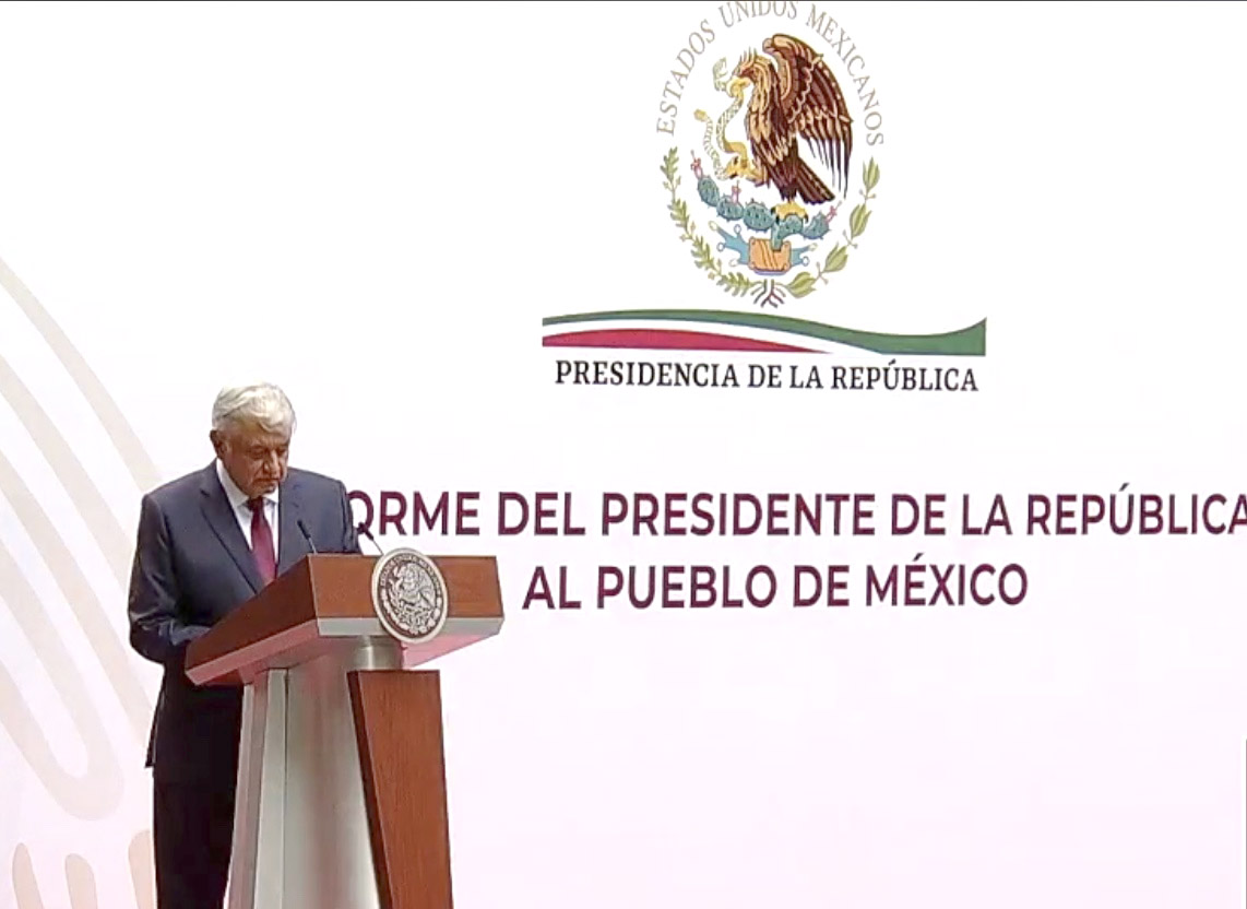 Destaca AMLO en Informe: A Pesar de la Adversidades No se Detendrá la Transformación de México