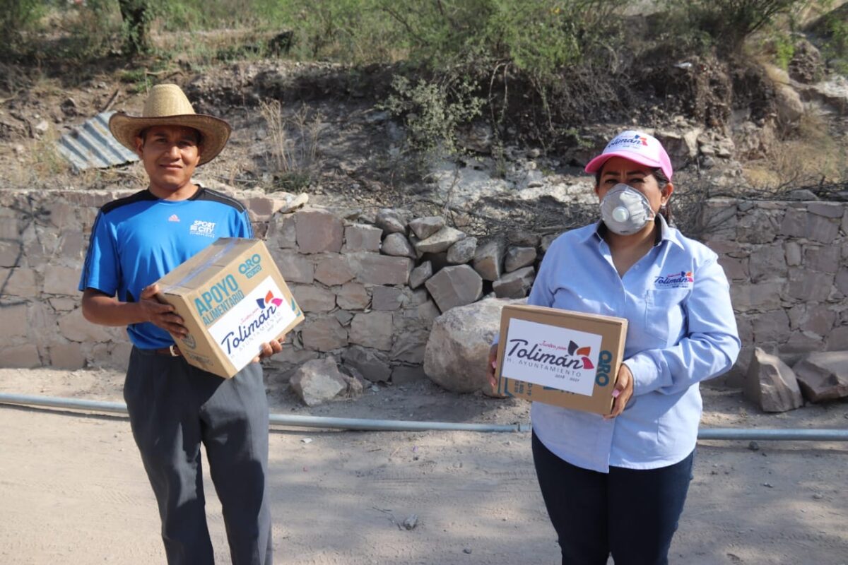 Esperan Muchos Más: Termina la Entrega del Primer Paquete de Apoyo Alimentario en Tolimán