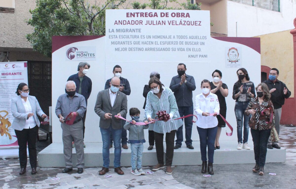 Remodelación: Inauguran Jardín Chiquito con Escultura de Homenaje al Migrante