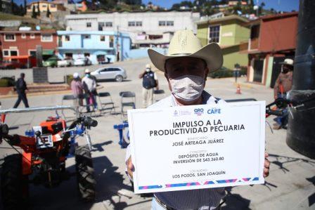 Conjunto: De esfuerzos para los productores agropecuarios de San Joaquín.