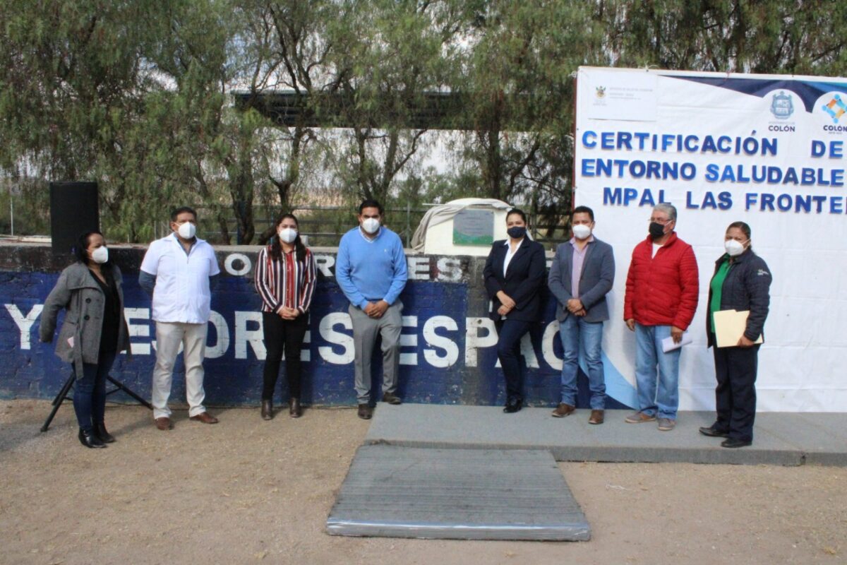 Cancha Las Fronteras de Colón es Certificada como entorno Saludable