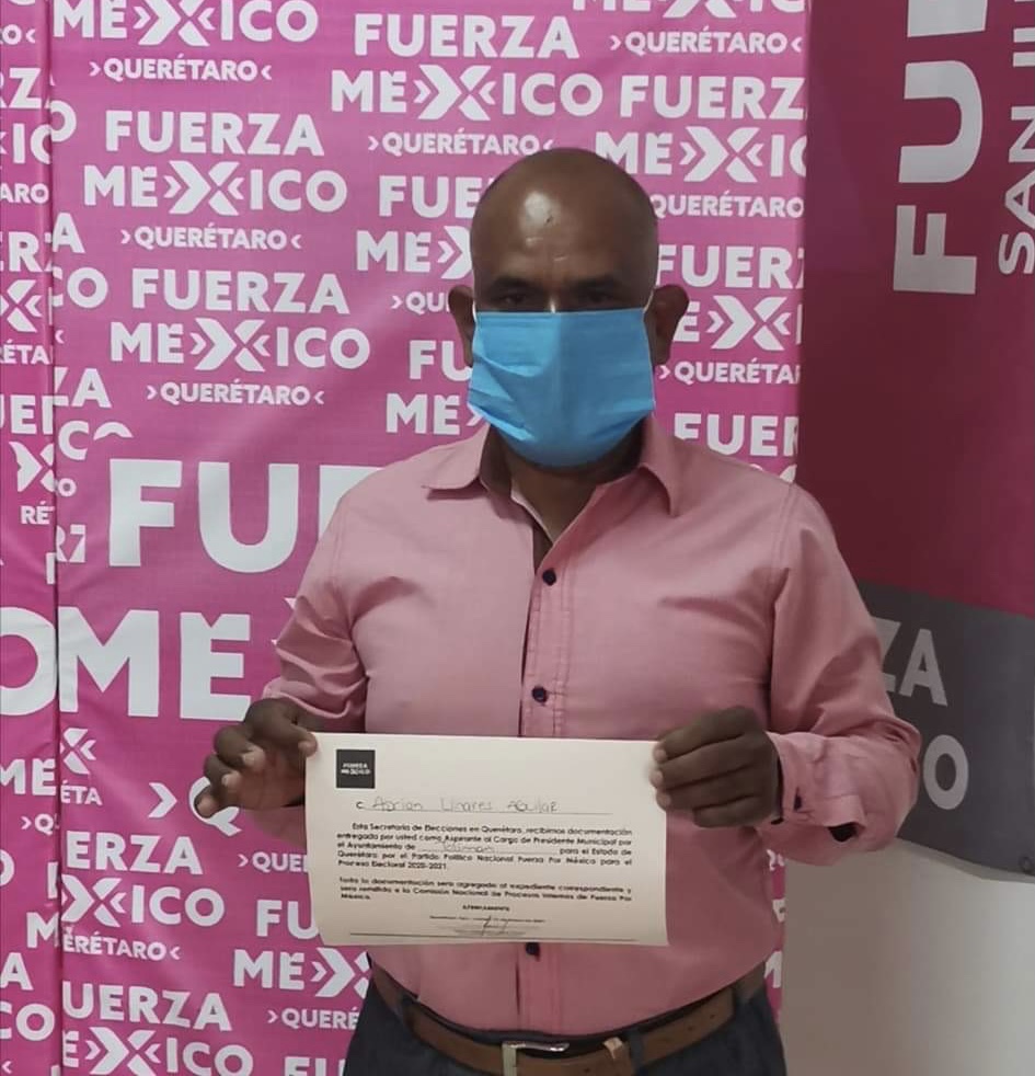 Adrián Linares Aguilar:Busca Candidatura a la Presidencia Municipal por el Partido Fuerza por México