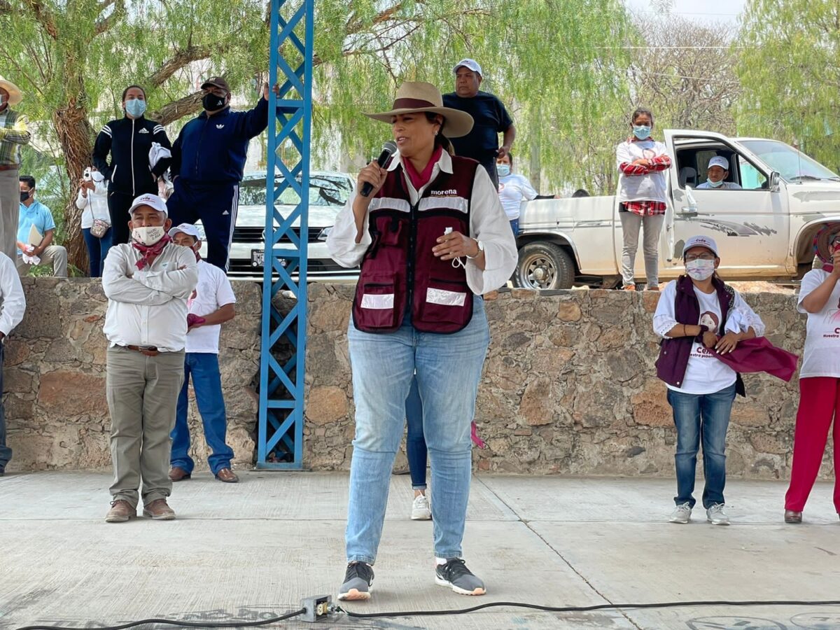 Elvia Montes:Buscará mejorar el Servicio de Agua Potable en Tolimán y Cadereyta