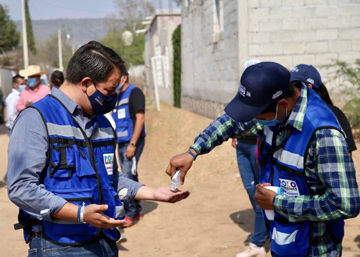 Respeta Polo Bárcenas Medidas Sanitarias Implementando Brigada Anticovid