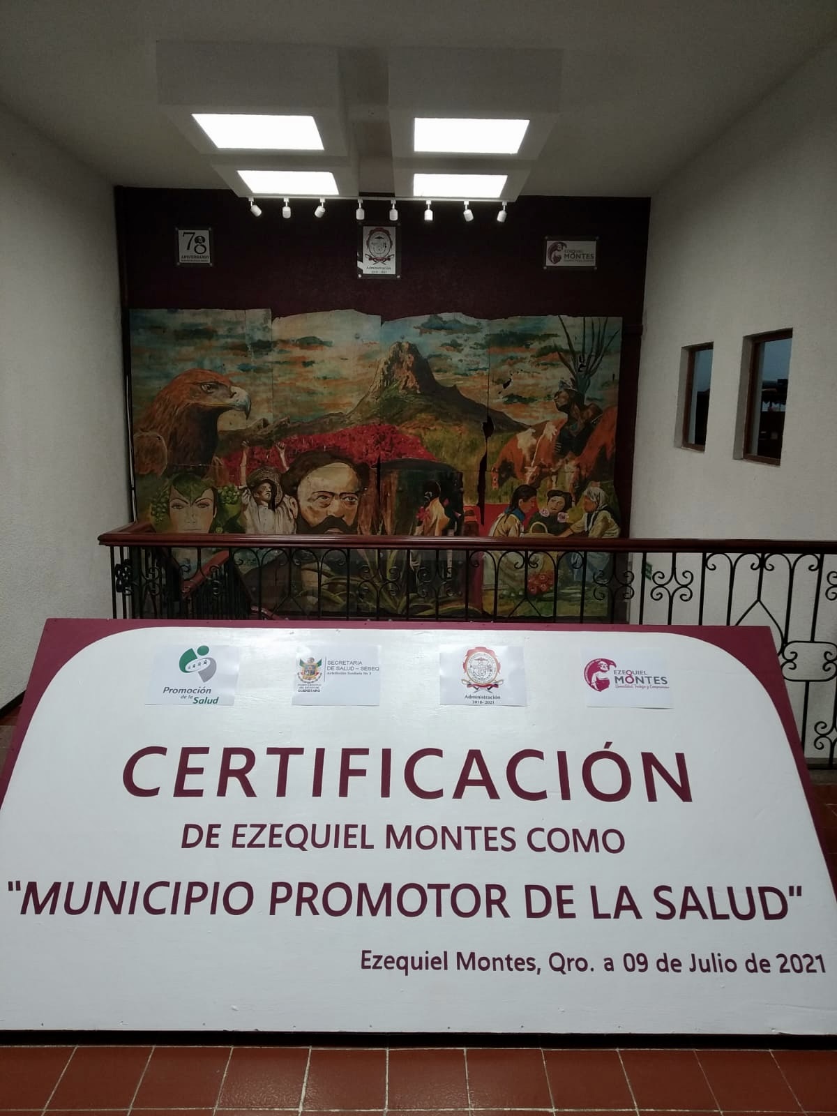 Salud:  Ezequiel Montes recibe certificación como Municipio Promotor de la Salud
