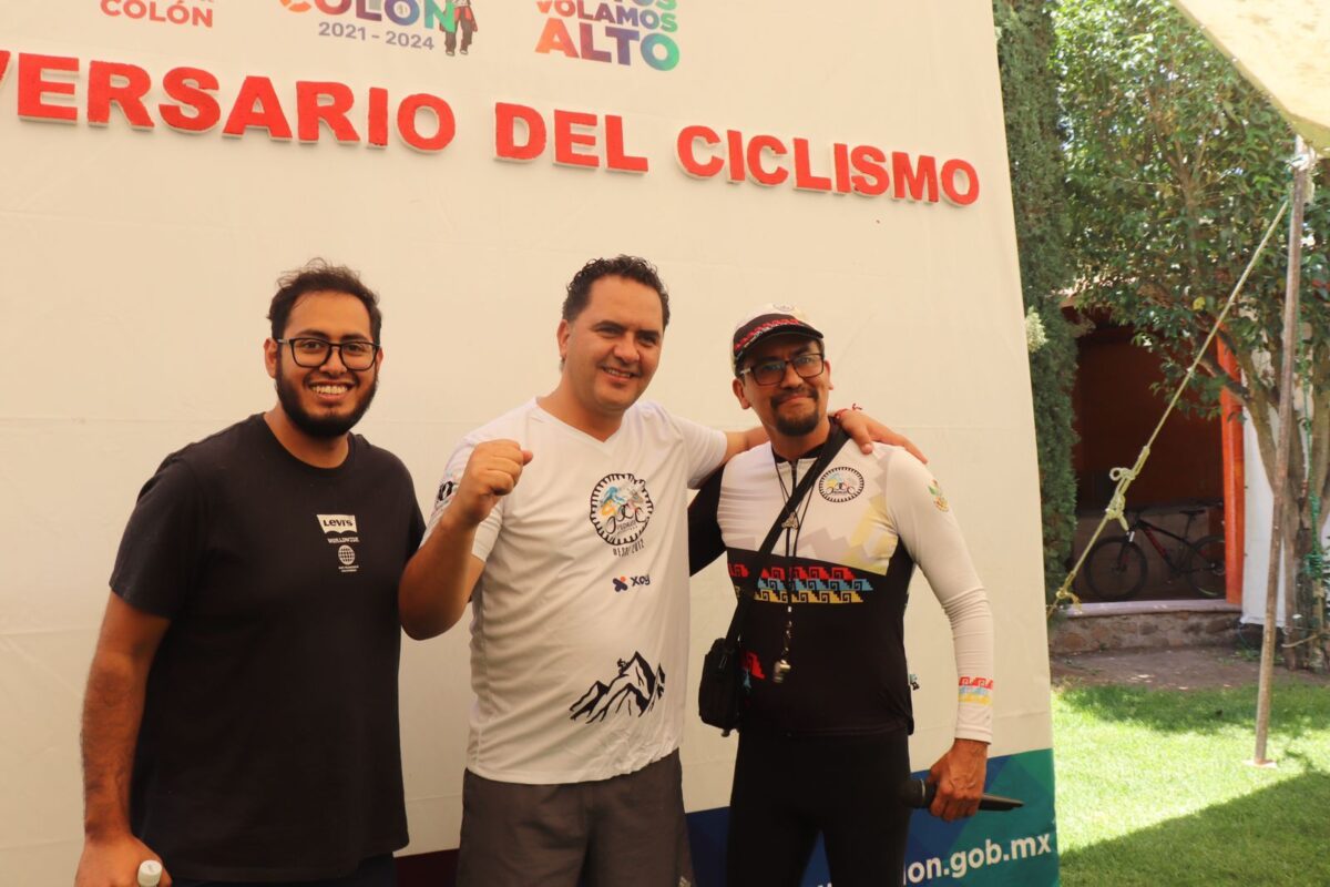 Colón Sede de la Celebración de los 10 Años del Club Pedales de Ciclismo en Querétaro