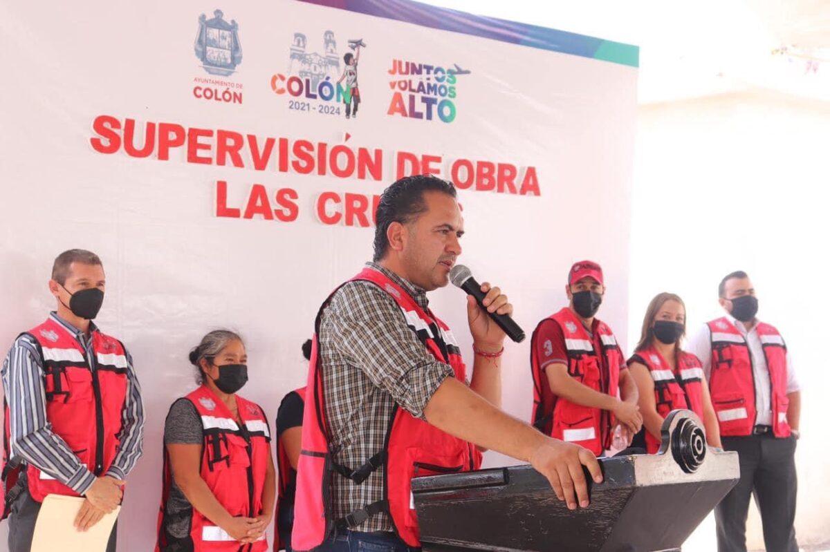 Realiza Manuel Montes Supervisión de Obra “Del Barrio de las Cruces”