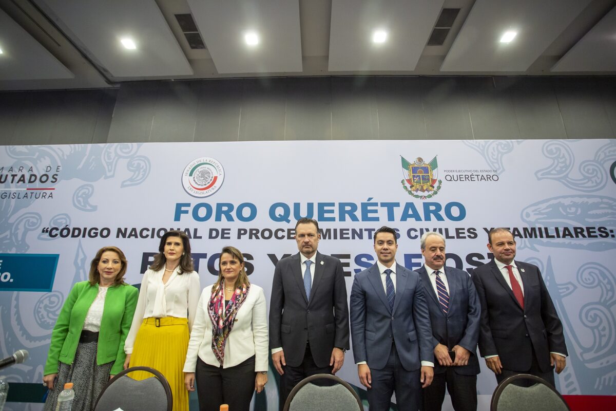 Inaugura Gobernador Foro Querétaro Código Nacional de procedimientos civiles y familiares: retos y desafíos