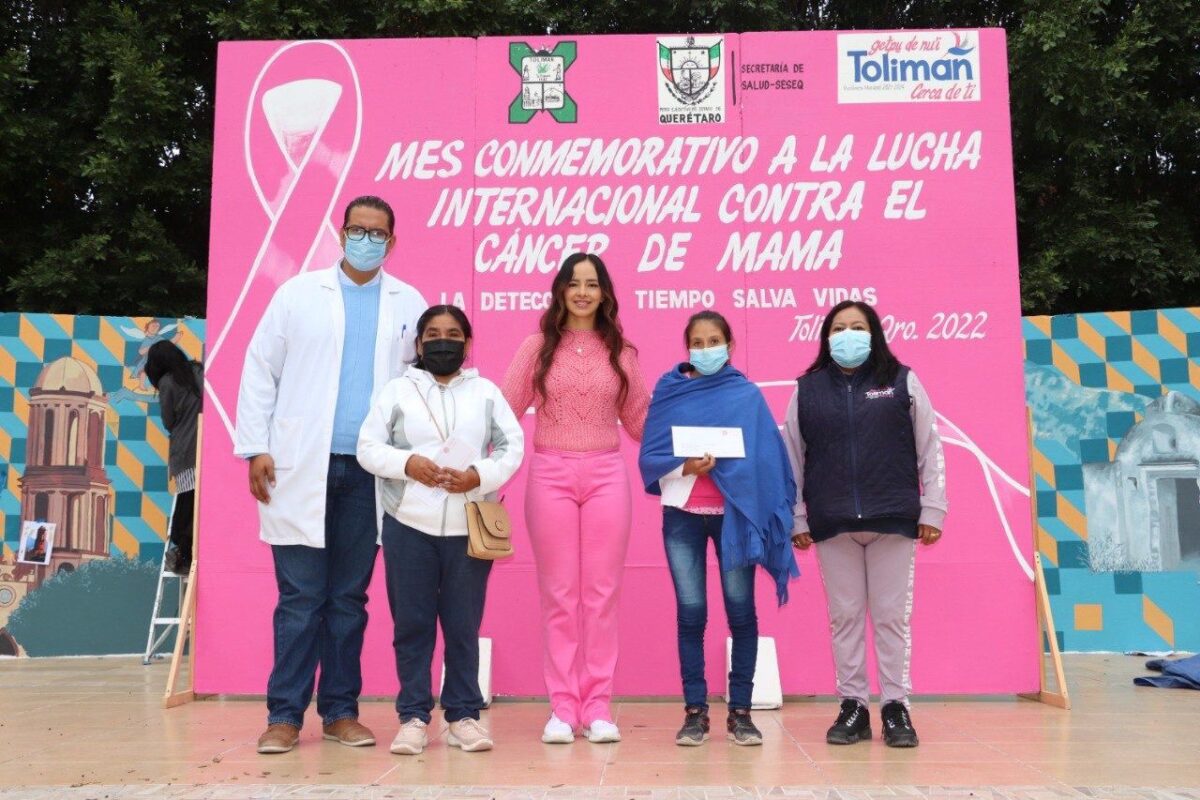 En Tolimán Conmemoran Día de la Lucha Contra el Cáncer de mama