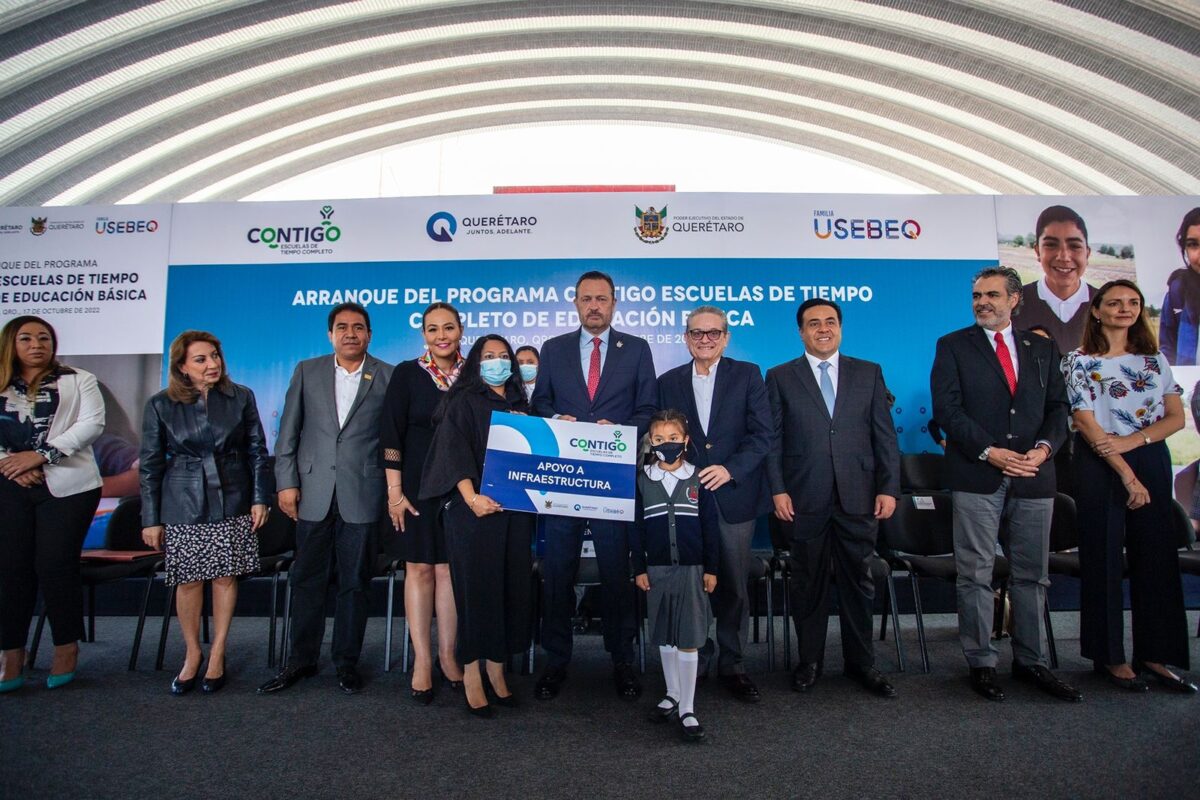 Arranca en Querétaro programa Contigo Escuelas de Tiempo Completo