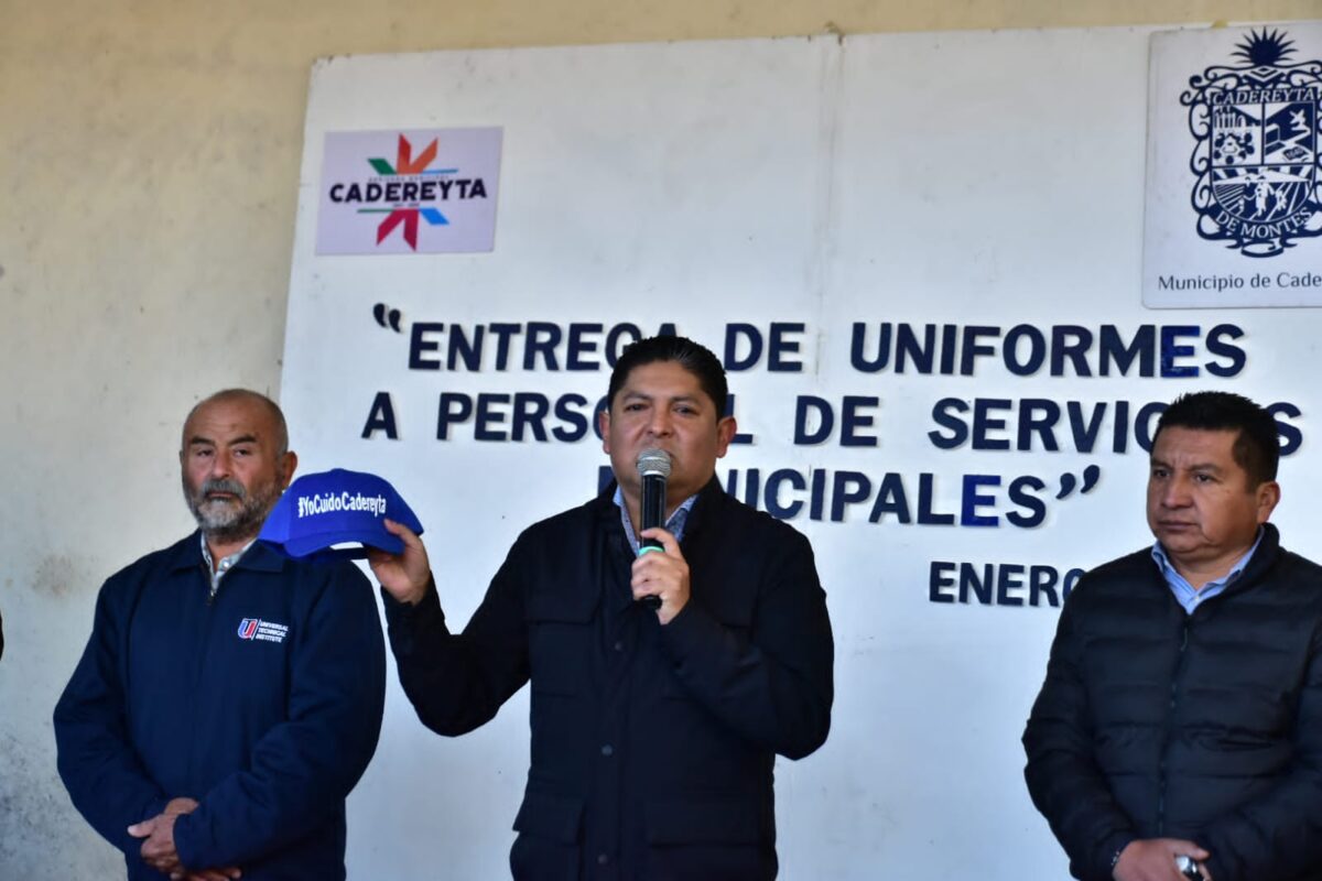Alcalde Miguel Martínez Peñaloza Equipa a Personal de Servicios Públicos Municipales