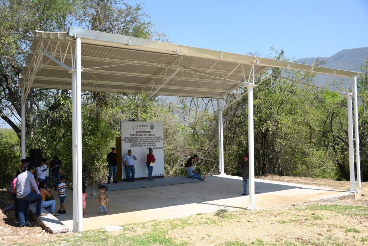 En Rincón de Tancama Inauguran Techado para el Desarrollo Comunitario