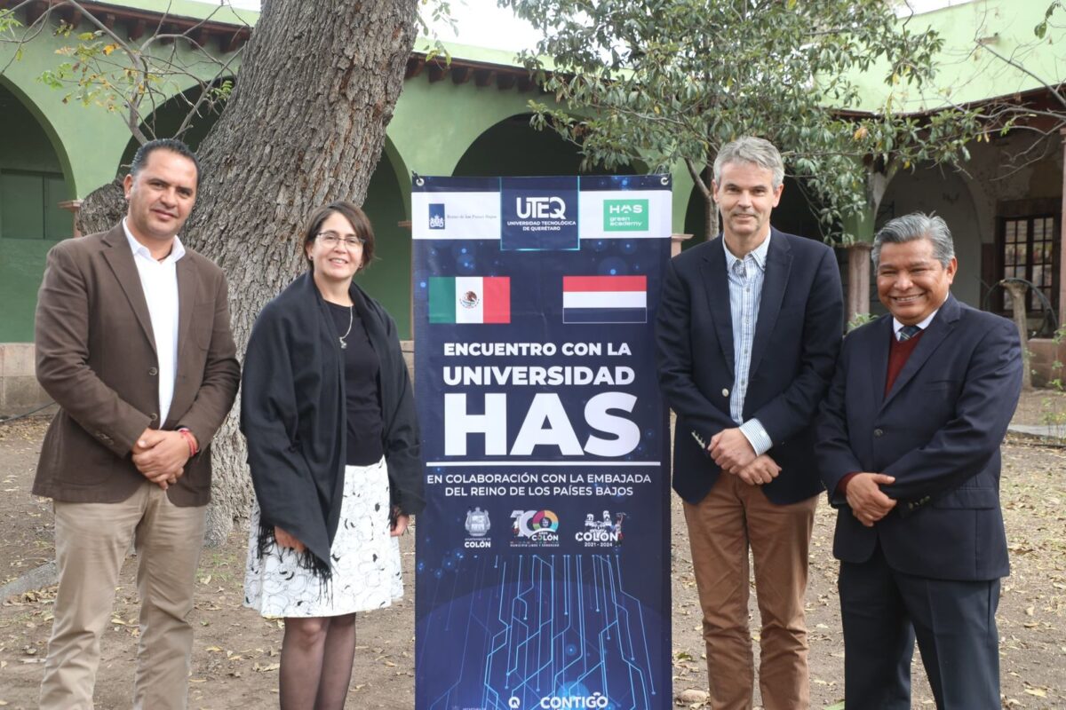 UTEQ Colón Sostiene Reunión con Profesores de los Paises bajos HAS Green Academy