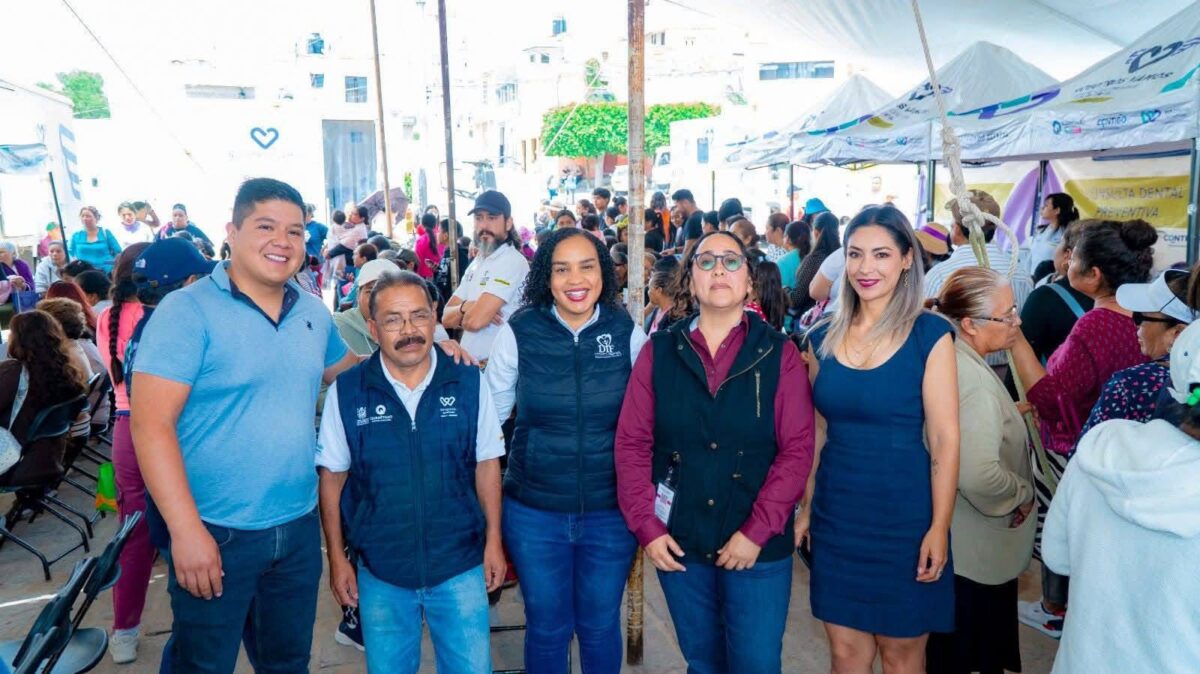 El DIF Municipal acompaña a la Jornada de Salud Contigo en Villa Progreso