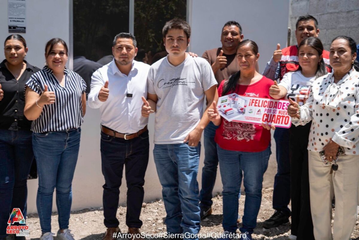 Más que un cuarto, un hogar digno: familias de Arroyo Seco avanzan con Fernando Sánchez Gil&nbsp;