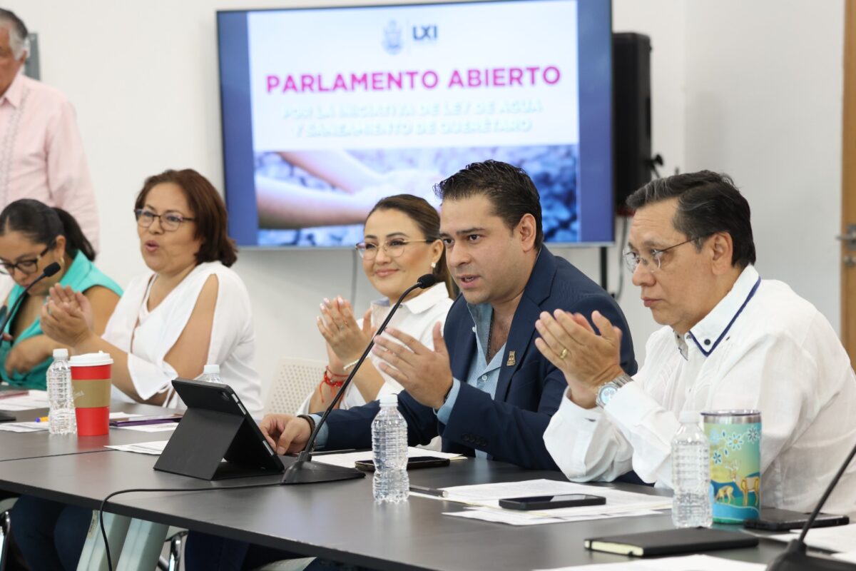 Inicia Parlamento Abierto sobre la nueva Ley de Agua en Querétaro