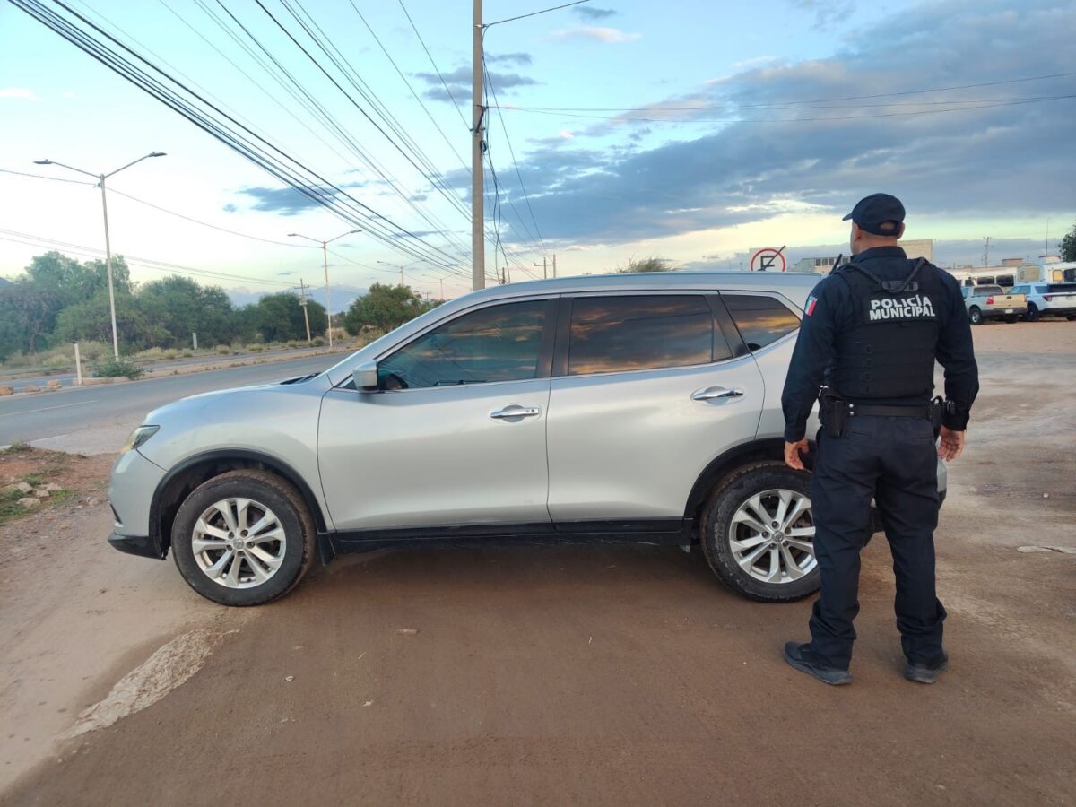 Recupera Secretaria de Seguridad Ciudadana Camioneta X Trail con Reporte de Robo