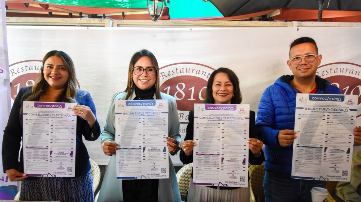 Abre IEEQ convocatorias para consejerías electorales y secretarías técnicas