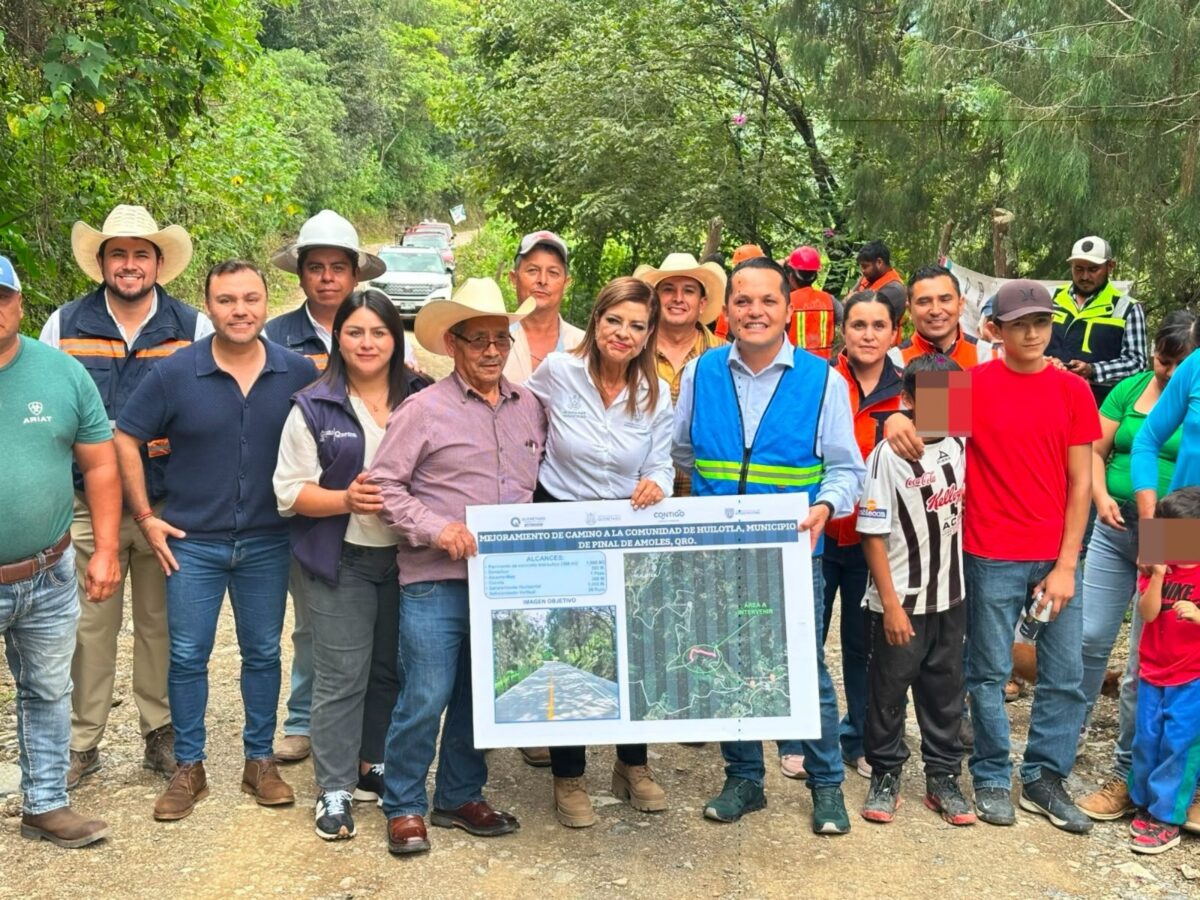 Arranca la segunda etapa del mejoramiento de camino en Huilotla con el respaldo del Estado de Querétaro