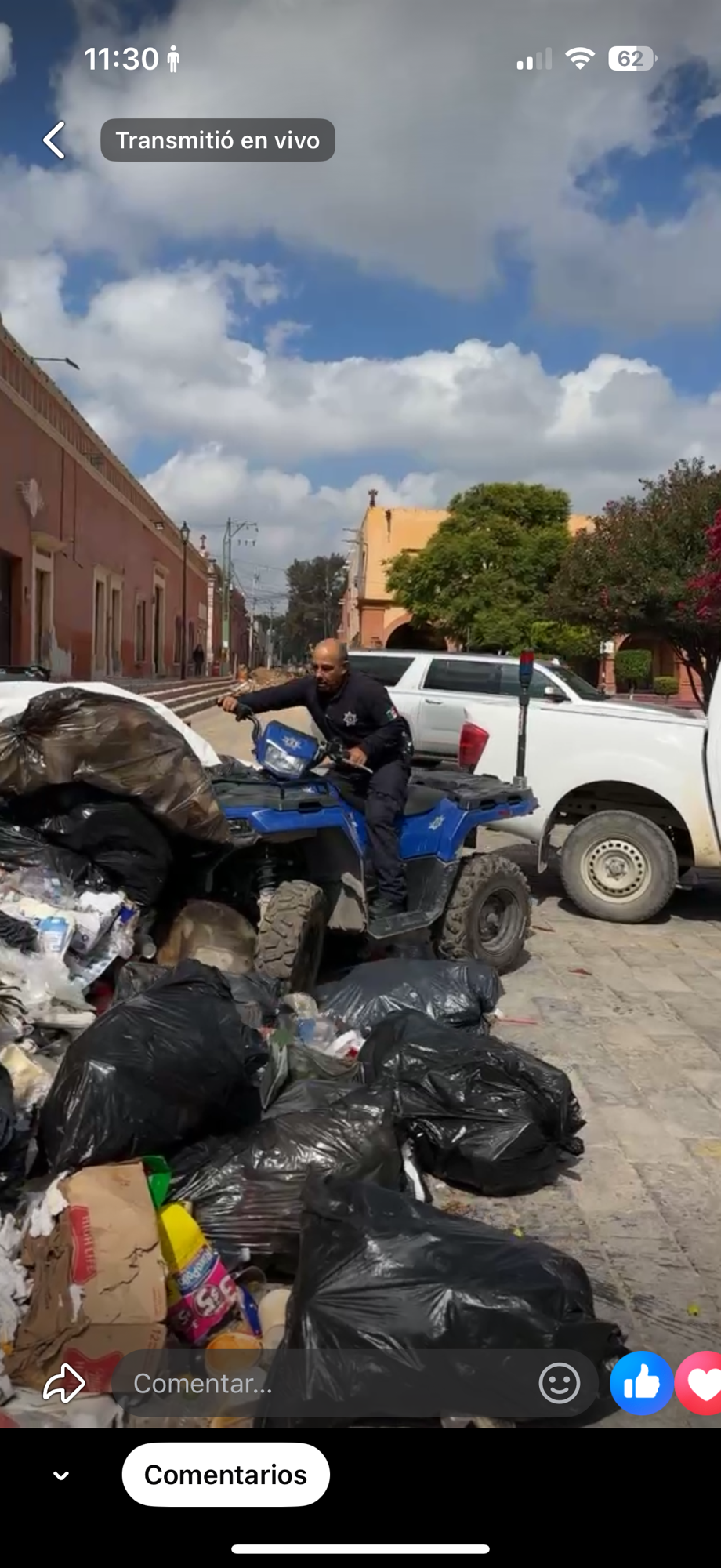 Amanece Cadereyta con Basura en las Calles